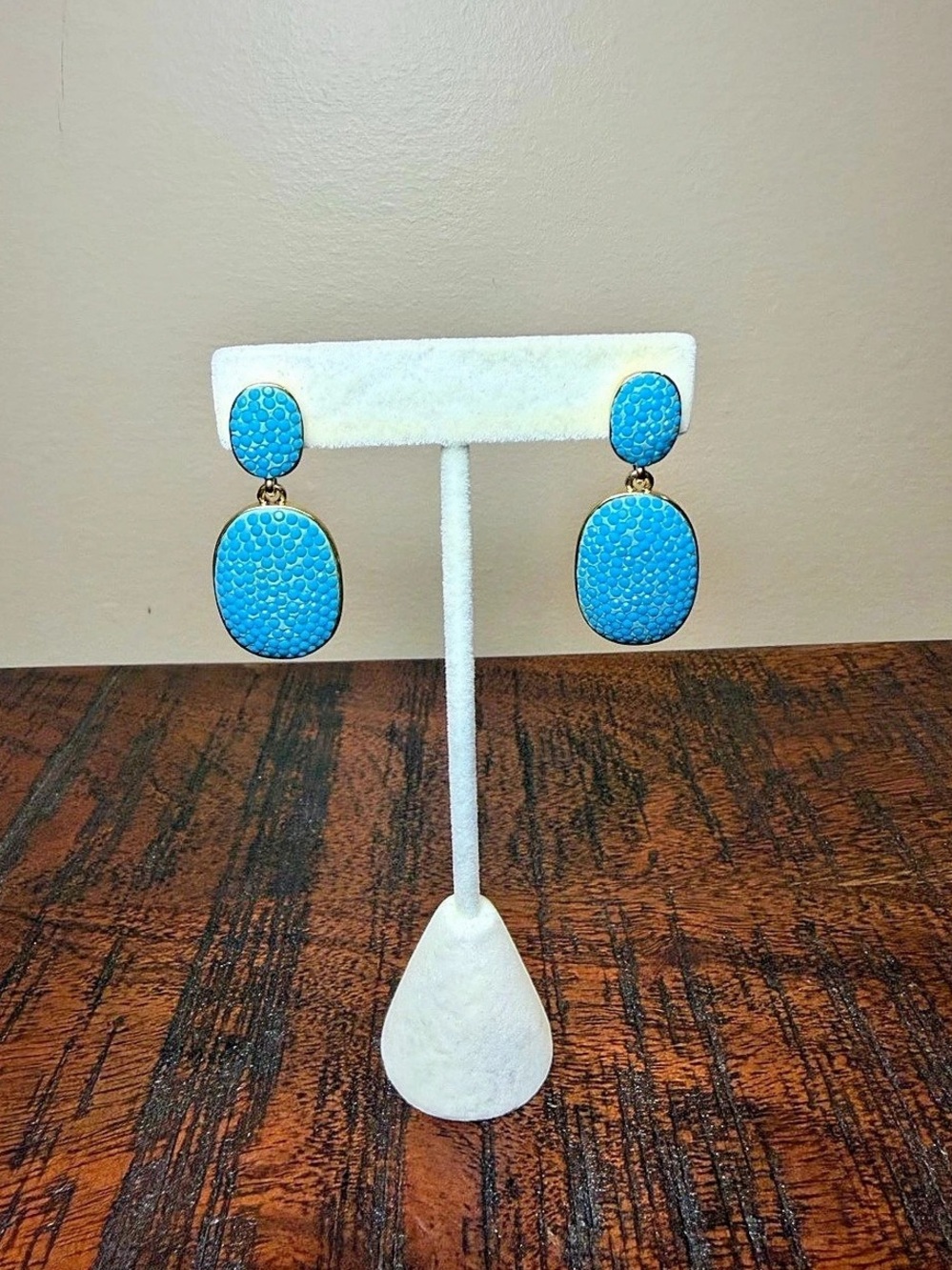 Kate Spade New York Turquoise & Gold Drop Earrings